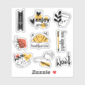 コーヒーラバーインクスケッチ シール (シート)