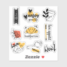 コーヒーラバーインクスケッチ シール