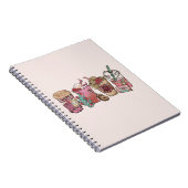 コーヒーラバーウエスタンカウボーイテーマ ノートブック (右側)