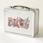 コーヒーラバーウエスタンカウボーイテーマ メタルランチボックス (裏面)