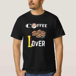 コーヒーラバーエステティックカフェイン中毒 Tシャツ