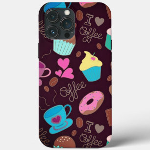 コーヒーラバーカップ&カップケーキ iPhone 13 PRO MAXケース