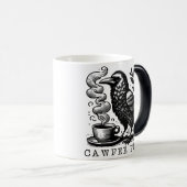 コーヒーラバーカップ、コーヒーユーモアのマグカップ、コーヒージョーク モーフィングマグカップ (正面右)