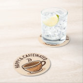 コーヒーラバークラブコースター ラウンドペーパーコースター (インサイチュ)