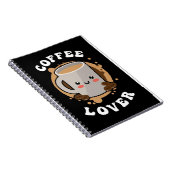コーヒーラバーコーヒーカプチーノ愛好家 ノートブック (右側)