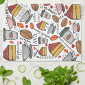 コーヒーラバーコーヒーショップまたはカフェキッチンタオル キッチンタオル (折り畳み)