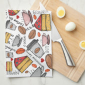 コーヒーラバーコーヒーショップまたはカフェキッチンタオル キッチンタオル (四つ折り)