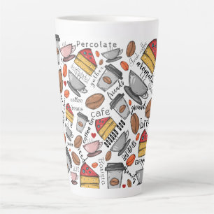 コーヒーラバーコーヒーショップまたはカフェラテマグ カフェラテマグ