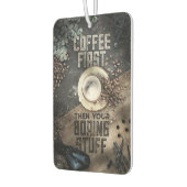 コーヒーラバーコーヒー最初の後ボーリング物 カーエアーフレッシュナー (左)