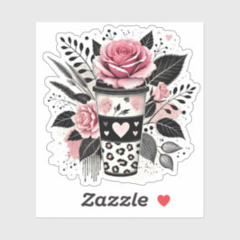 コーヒーラバーシール、フローラシール シール