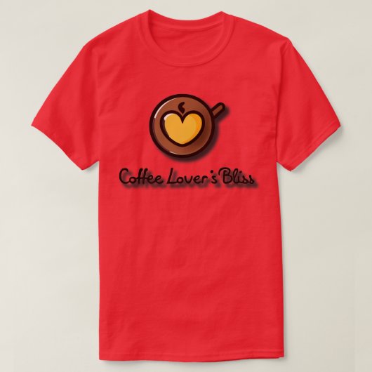 コーヒーラバーズブリス2 Tシャツ (デザイン正面)