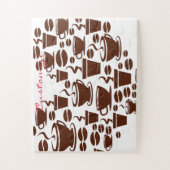 コーヒーラバーハートサンダー_コーブ ジグソーパズル (縦)