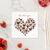 コーヒーラバーハートサンダー_コーブ スタンダードカクテルナプキン (インサイチュ)