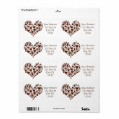 コーヒーラバーハートサンダー_コーブ ラベル (フルシート)