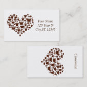 コーヒーラバーハートThunder_Cove 名刺 (正面/裏面)