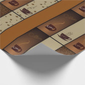 コーヒーラバーラッピング紙 ラッピングペーパー (角)