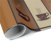 コーヒーラバーラッピング紙 ラッピングペーパー (ロールコーナー)