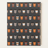 コーヒーラバーレトロタンブラウン プランナー手帳 (裏面)