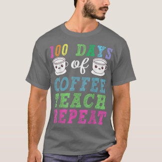 コーヒーラバー先生100日のコーヒーレ教えープ Tシャツ