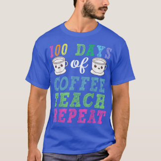 コーヒーラバー先生100日のコーヒーレ教えープ Tシャツ