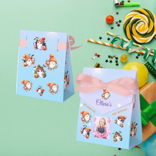 コーヒーラバー幽霊お気に入りボックス子供へパーティー フェイバーボックス