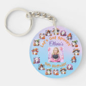 コーヒーラバー幽霊アクリルキーチェ子供へーンパーティー キーホルダー (正面)