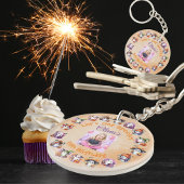 コーヒーラバー幽霊アクリルキーチェ子供へーンパーティー キーホルダー