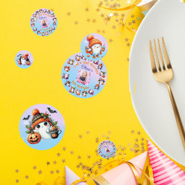 コーヒーラバー幽霊テーブル紙吹雪子供へパーティー コンフェッティ