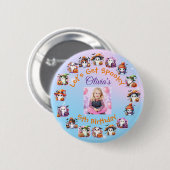 コーヒーラバー幽霊ハローウィンパーティ 缶バッジ (正面&裏面)