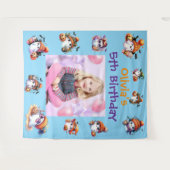 コーヒーラバー幽霊パーティー背景子供へパーティー タペストリー (正面(横))