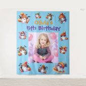 コーヒーラバー幽霊パーティー背景子供へパーティー タペストリー (正面)