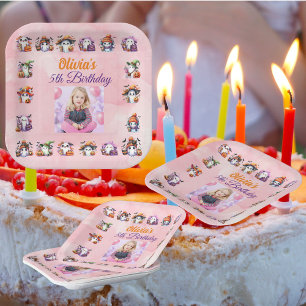 コーヒーラバー幽霊紙プレート子供へ誕生日 ペーパープレート