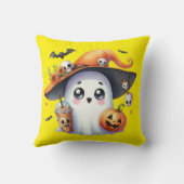 コーヒーラバー幽霊装飾用クッション誕生日デコール クッション (裏面)