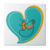 コーヒーラバーS muackSラテ タイル (正面)