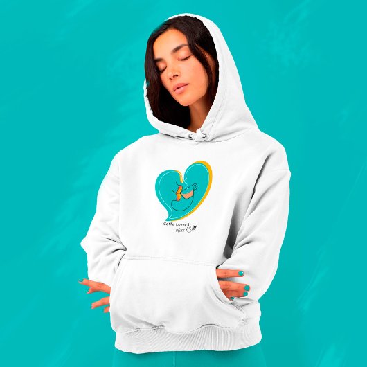 コーヒーラバーS muackS-ラテ パーカ