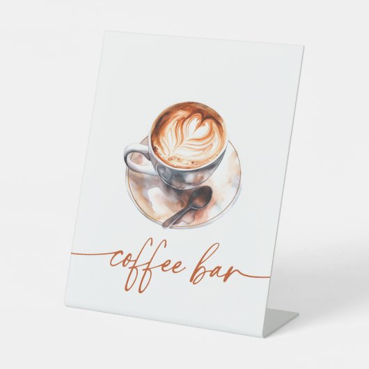 コーヒーラブが沸騰中 コーヒーバー 台座サイン (正面)