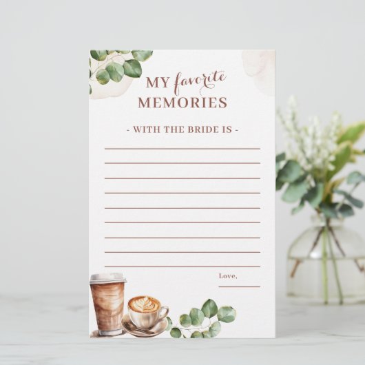 コーヒーラブが私の記憶ゲームをお気に入りの醸成している (スタンド正面)