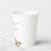 コーヒーラブは醸造ブライダルシャワー紙カップ 紙コップ (左)