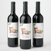 コーヒーラブは醸造ワインのボトルラベル ワインラベル (ボトル)