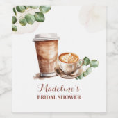 コーヒーラブは醸造ワインのボトルラベル ワインラベル (シングルラベル)