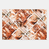 コーヒーラブスイートロマンチックパリ ラッピングペーパーシート (正面2)