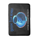 コーヒーラブタイポグラフィ | コーヒー消費部隊 バスマット (正面縦)