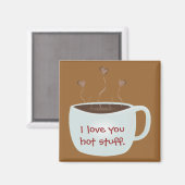 コーヒーラブマグネット マグネット (正面/裏面)