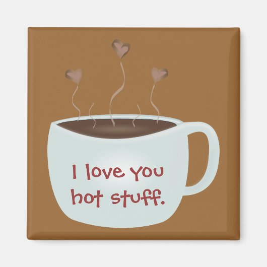 コーヒーラブマグネット マグネット (正面)