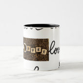 コーヒーラブマグ ツートーンマグカップ (中央)
