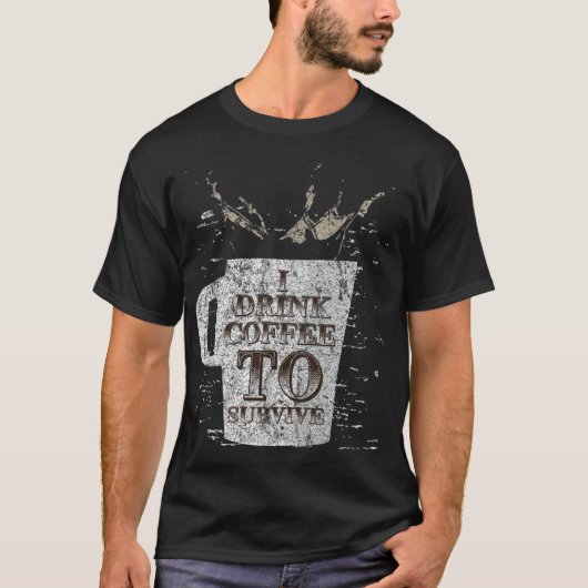 コーヒーラブラドール母動物愛好家 Tシャツ (正面)