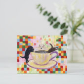 コーヒーラブラドール ポストカード (スタンド正面)