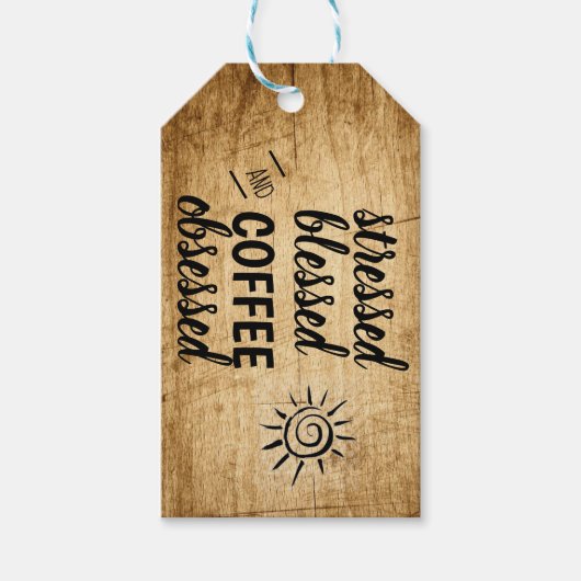 コーヒーラベル ギフトタグ (正面)