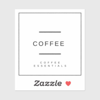 コーヒーラベル/シール シール