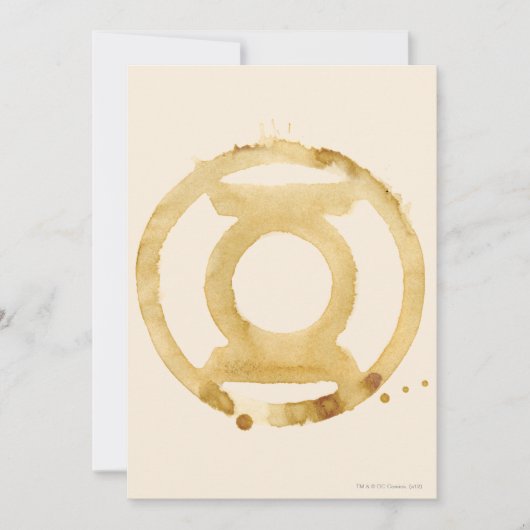 コーヒーランタンシンボル 招待状 (正面)